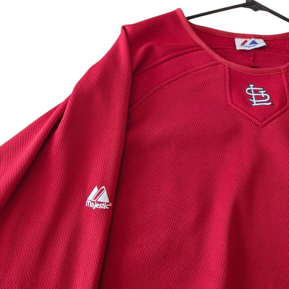 St. Louis Cardinals - 2006 World Series Therma Base Majestic Long sleeve - Sz XL - Picture 3 of 13